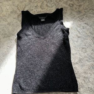 Authentic Nicole Miller, V-neck sparkly top, never worn brand new